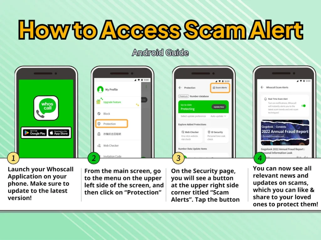 whoscall ph how to access scam alert 3