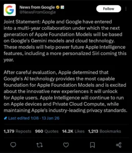 Apple taps Google’s Gemini models to power next wave of Apple Intelligence 1 F678F10D 28CB 4A56 83E3 5F3FCCE3649A