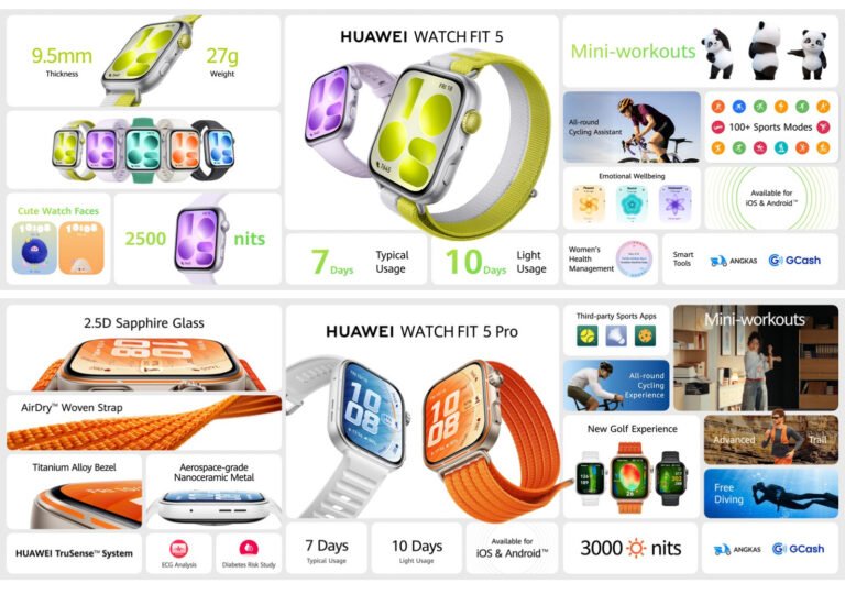 HUAWEI Philippines launches WATCH FIT 5 Series with AI-powered health tracking, sports analytics 2 Untitled design