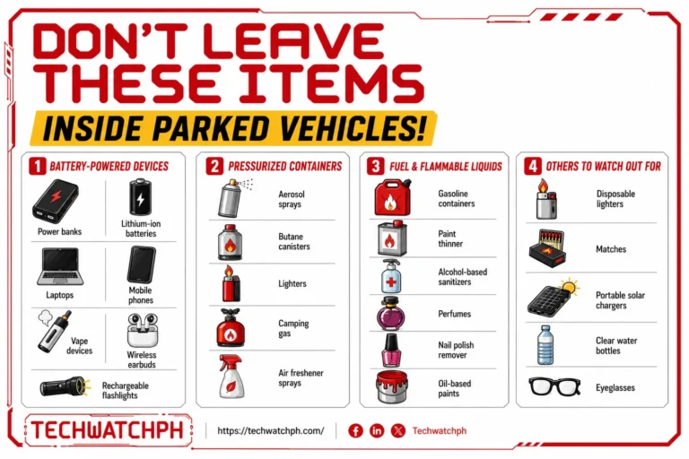 Avoid leaving these gadgets, flammable items inside parked vehicles 6 d241de39 c0d6 4fa7 8ad8 4a76d6b37ac3