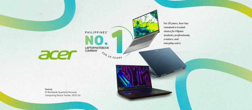 Acer claims top laptop market position in PH for first five months of 2026 1 Acer Market Leadership 1 2