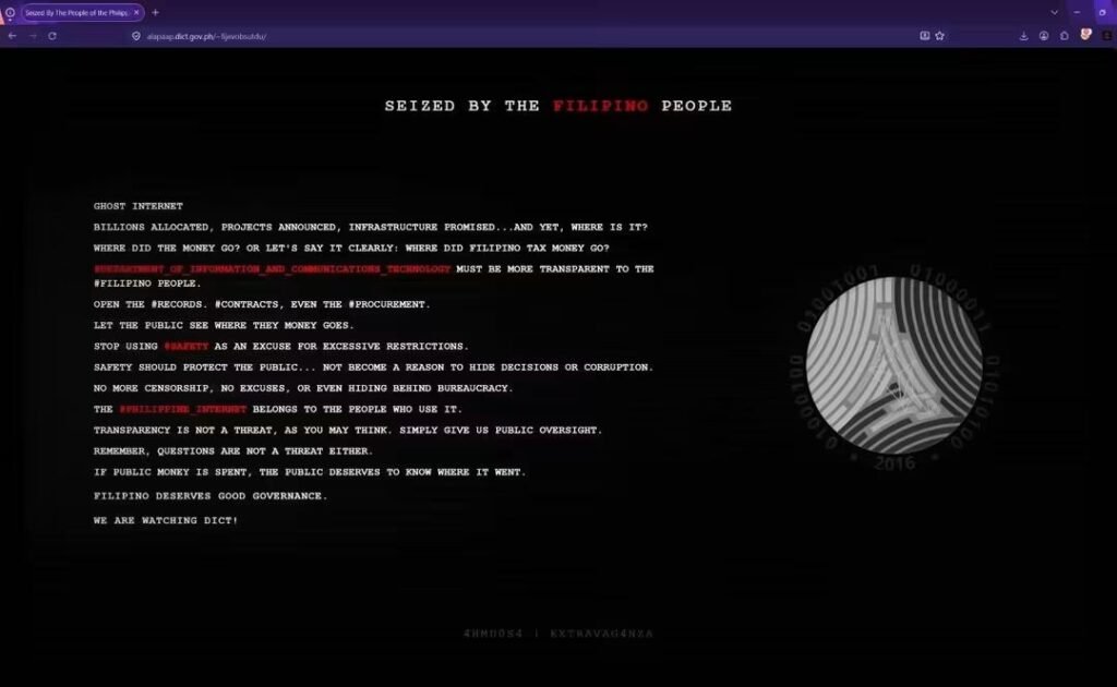 DICT confirms website defacement, says affected site was for testing 1 viber image 2026 10 02 11 45 32 627